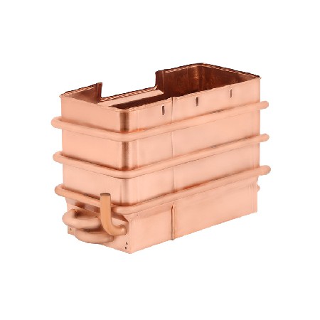 Cross border flue 12L heat exchanger copper gas water heater accessories household fireplace heater heat exchanger wholesale