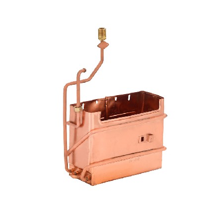 Cross border dedicated 6L flue gas heat exchanger water heater accessories processing customization copper water tank heat exchanger customization