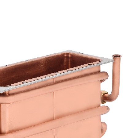 Strong drum 15 row water heater exchanger, water heater accessories, spot wholesale, fuel water heater exchanger manufacturer, direct supply