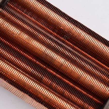 New type of short 6-row heat exchanger, row heat exchanger, gas water heater accessories, fireplace exchange tube heat exchanger
