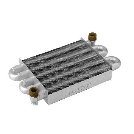 5-tube single function wall mounted boiler heat exchanger wall mounted boiler main heat exchanger for heating and hot water dual-use
