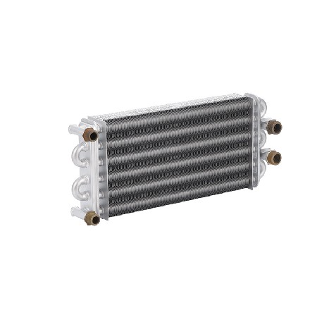 6-tube round tube dual function heat exchanger gas heating tube type water heater accessories wholesale Zhongshan manufacturer